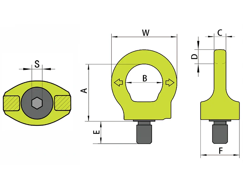 Cáncamo roscable (0.3-12t)